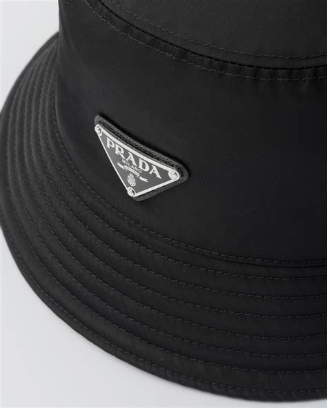 prada re nylon bucket hat price|black nylon bucket hat.